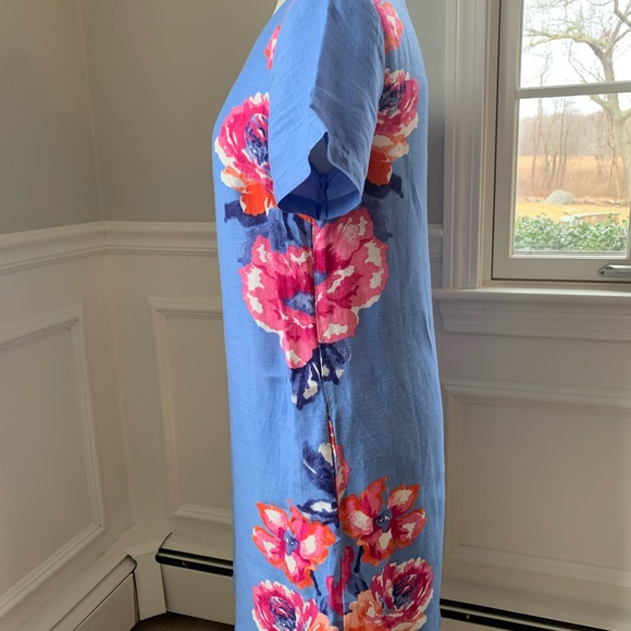 Joules Rosina Tunic Dress Haze Blue Rose - Picture 3 of 8